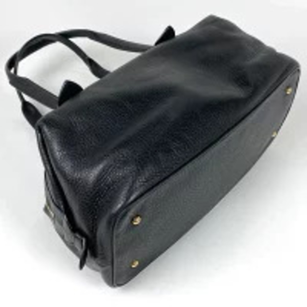 Loewe Boston handbag leather shoulder heritage bag black